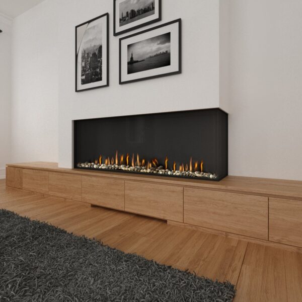 Ortal - Corner 68H (LS/RS) - Ortal Gas Fireplace