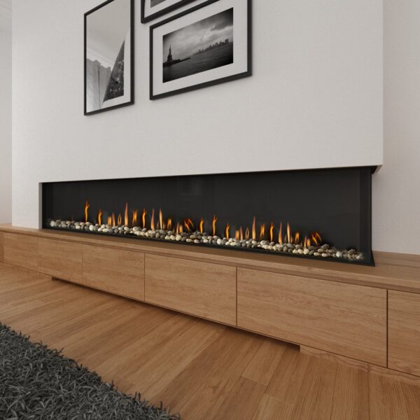 Ortal - Corner 98 (LS/RS) - Ortal Gas Fireplace