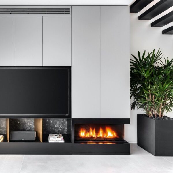 Ortal - Corner (LS/RS) 110H - Ortal Gas Fireplace