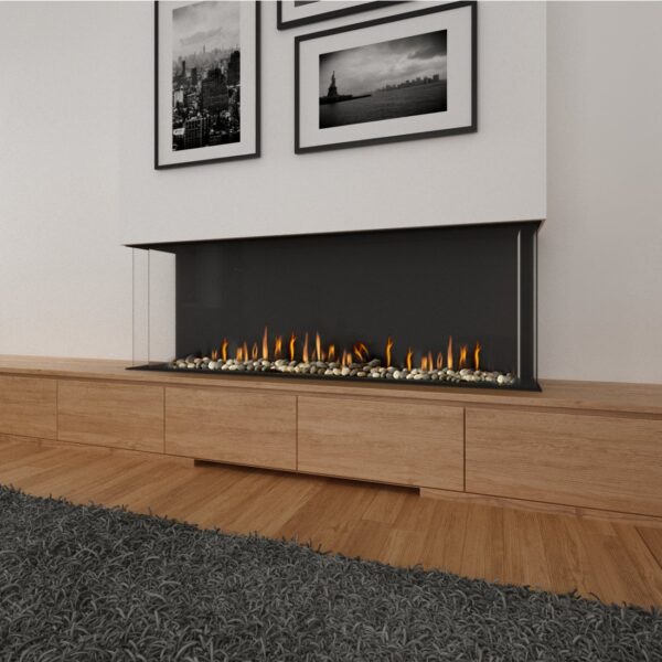 Ortal - Three Sided 170H - Ortal Gas Fireplace