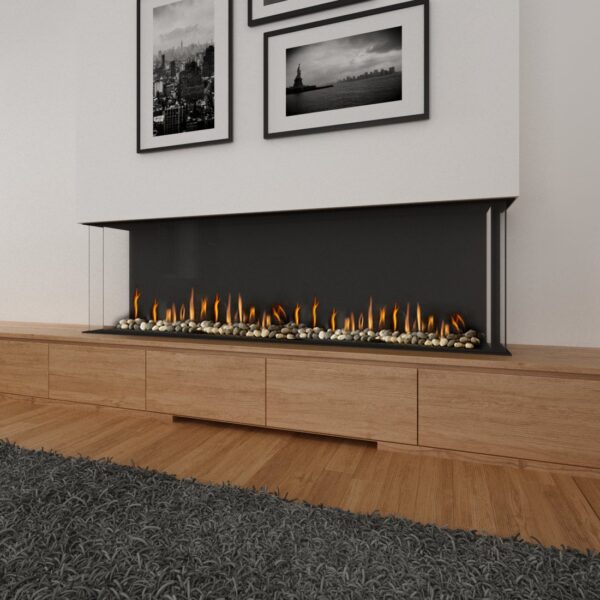 Ortal - Three Sided 250H - Ortal Gas Fireplace