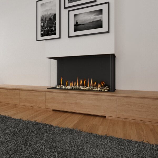 Ortal - Three Sided 44H - Ortal Gas Fireplace