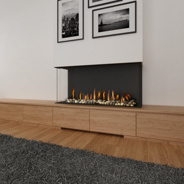 Ortal - Three Sided 51H - Ortal Gas Fireplace