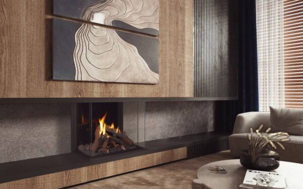 Ortal - Wilderness Three Sided 25H - Ortal Gas Fireplace