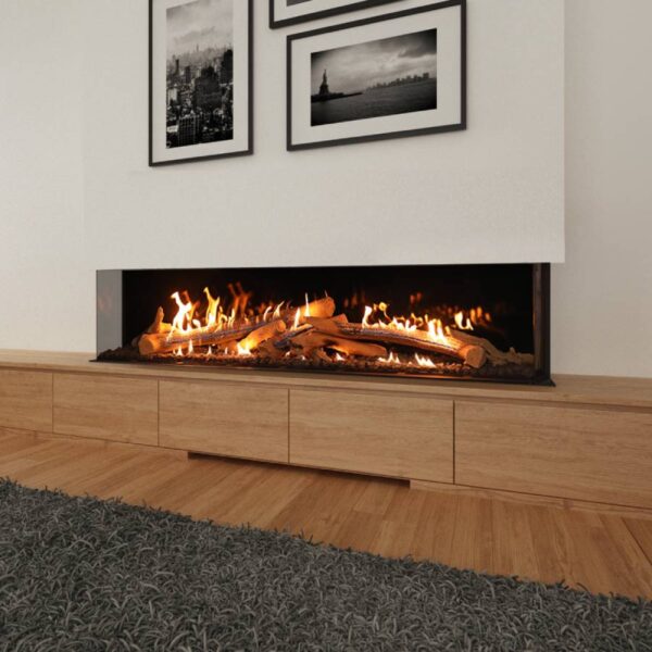 Ortal - Wilderness Three Sided 77 - Ortal Gas Fireplace