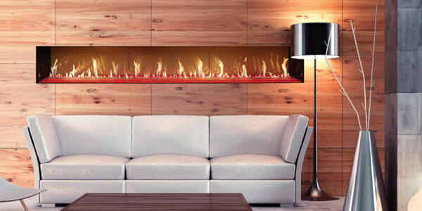 DaVinci Collection - Single-Sided Linear Gas Fireplace - DaVinci Gas Fireplace