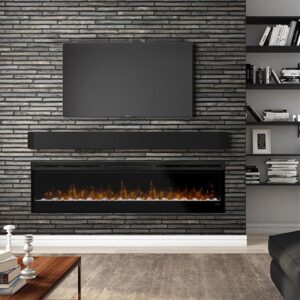 Dimplex Winslow Prism Electric Fireplace on wall