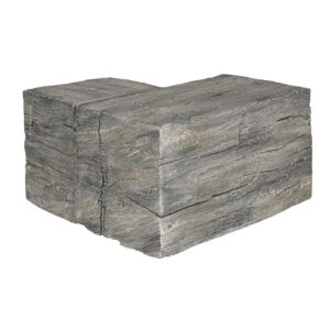 Lexington Tobacco Barn Corner Mantel Weathered Grey