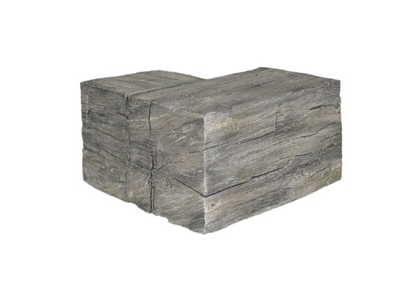 Lexington Tobacco Barn Corner Mantel Weathered Grey