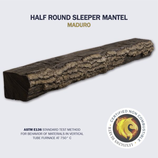 Lexington - Half-Round Sleeper Non Combustible Mantel - Lexington