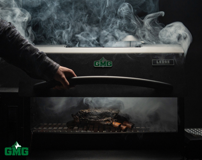 FWJ Website Promo - GMG Smokers Green Mountain Grill that features smoking capabilities.